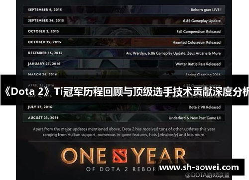 《Dota 2》Ti冠军历程回顾与顶级选手技术贡献深度分析